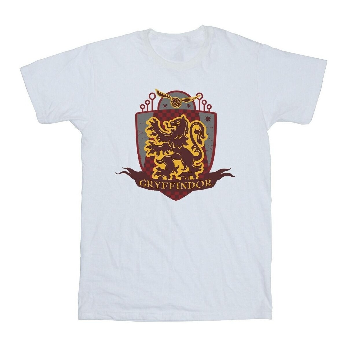 Vêtements Homme T-shirts manches longues Harry Potter Gryffindor Chest Badge Blanc