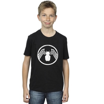Vêtements Garçon T-shirts manches courtes Marvel Venom Logo Emblem Noir