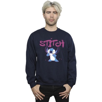 Vêtements Homme Sweats Disney Lilo And Stitch Graffiti Bleu