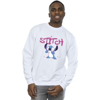 Vêtements Homme Sweats Disney Lilo And Stitch Graffiti Blanc