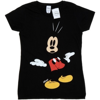Vêtements Femme T-shirts manches longues Disney Mickey Mouse Surprised Noir