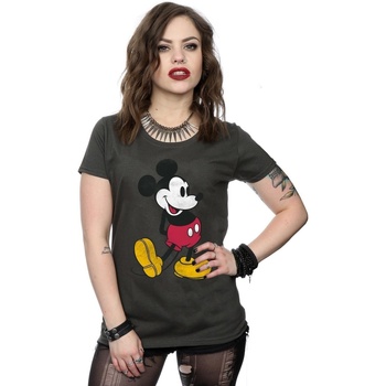 Vêtements Femme T-shirts manches longues Disney Mickey Mouse Classic Kick Multicolore