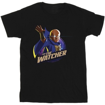 Vêtements Garçon T-shirts manches courtes Marvel What If The Watcher Noir