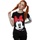 Vêtements Femme T-shirts manches longues Disney Minnie Mouse Distressed Face Noir