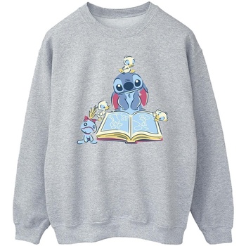 Vêtements Homme Sweats Disney Lilo & Stitch Reading A Book Gris