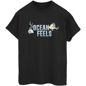 Vêtements Femme T-shirts manches longues Disney The Little Mermaid Ocean Noir