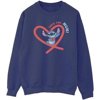 Vêtements Homme Sweats Disney Lilo & Stitch Love You Mum Bleu
