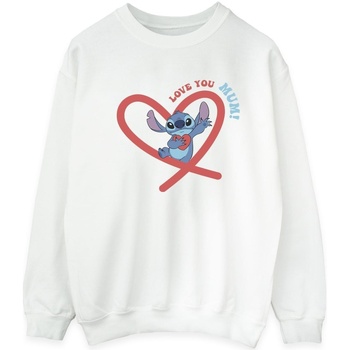 Vêtements Homme Sweats Disney Lilo & Stitch Love You Mum Blanc