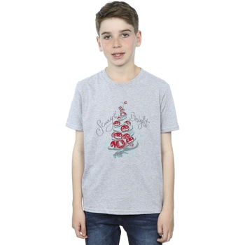Vêtements Garçon T-shirts manches courtes Disney The Nightmare Before Christmas Scary & Bright Gris