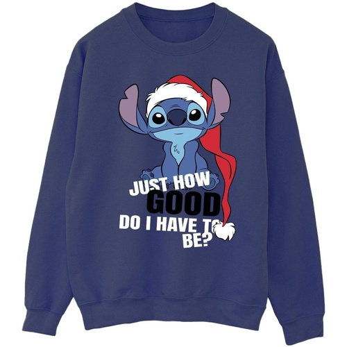 Vêtements Homme Sweats Disney Lilo & Stitch Just How Good Bleu