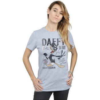 Vêtements Femme T-shirts manches longues Dessins Animés Daffy Duck Concert Gris