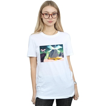 Vêtements Femme T-shirts manches longues Dessins Animés BI32032 Blanc
