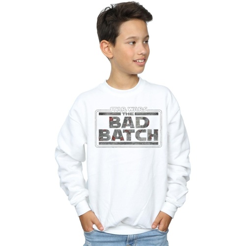 Vêtements Garçon Sweats Disney The Bad Batch Texture Logo Blanc
