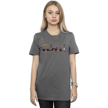 Vêtements Femme T-shirts manches longues Dessins Animés Daffy Duck Colour Code Multicolore