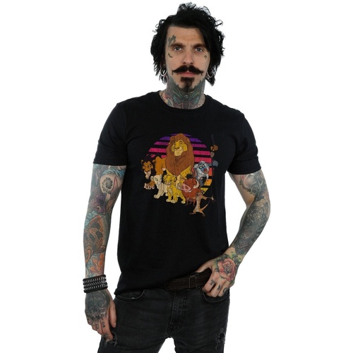 Vêtements Homme T-shirts manches longues Disney The Lion King Pride Family Noir