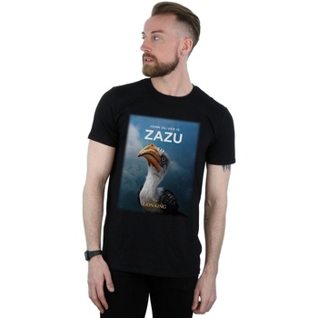 Vêtements Homme T-shirts manches longues Disney The Lion King Movie Zazu Poster Noir