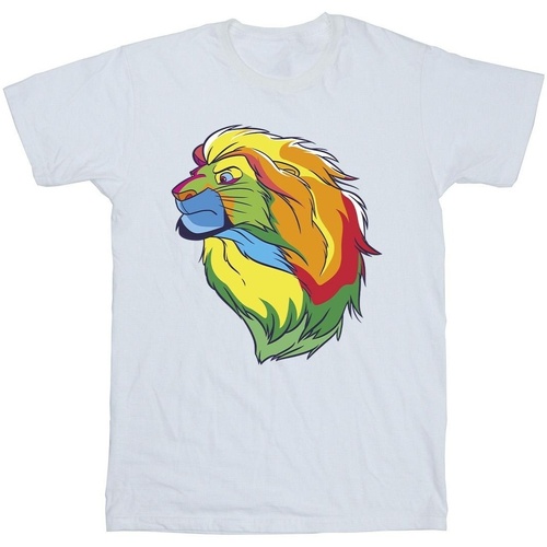 Vêtements Homme T-shirts manches longues Disney The Lion King Colours Blanc
