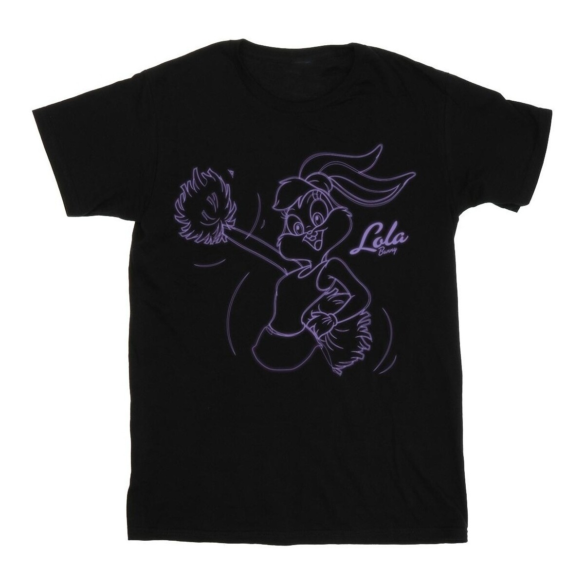 Vêtements Femme T-shirts manches longues Dessins Animés Lola Bunny Glow Noir