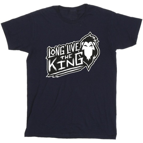 Vêtements Homme T-shirts manches longues Disney The Lion King The King Bleu