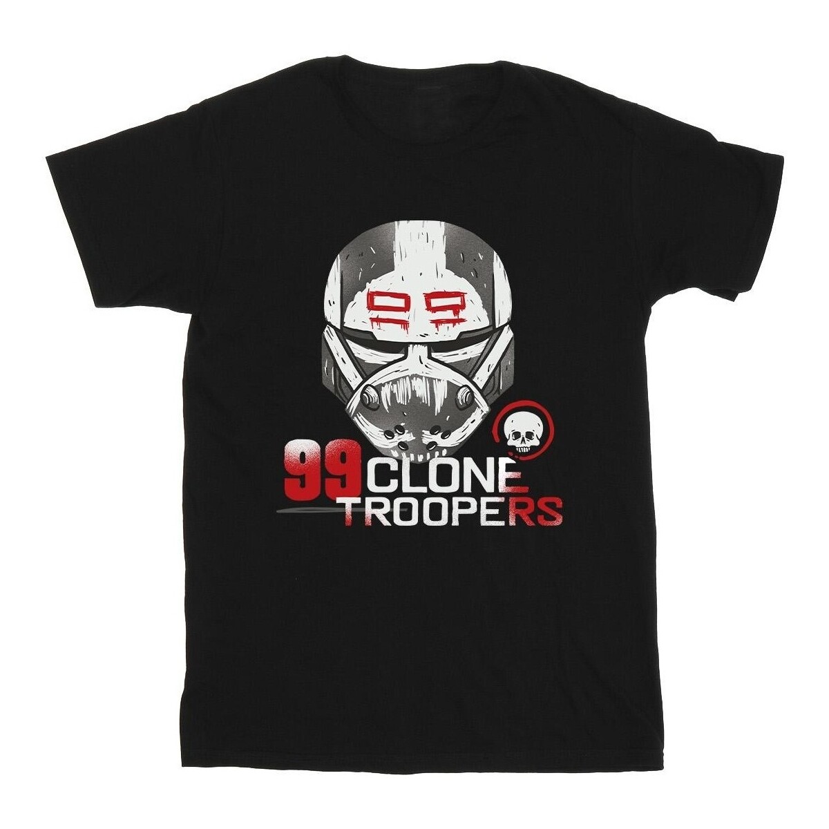 Vêtements Garçon T-shirts manches courtes Disney The Bad Batch 99 Clone Troopers Noir