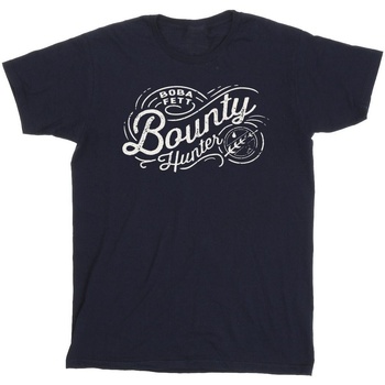 Vêtements Garçon T-shirts manches courtes Disney The Book Of Boba Fett Bounty Hunter Bleu