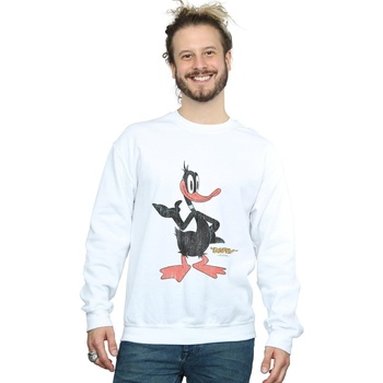 Vêtements Homme Sweats Dessins Animés Daffy Duck Distressed Blanc