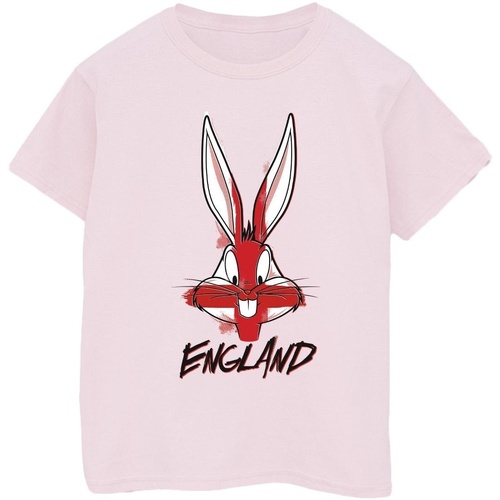 Vêtements Femme T-shirts manches longues Dessins Animés Bugs England Face Rouge