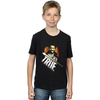 Vêtements Garçon T-shirts manches courtes Disney Solo True Lando Noir