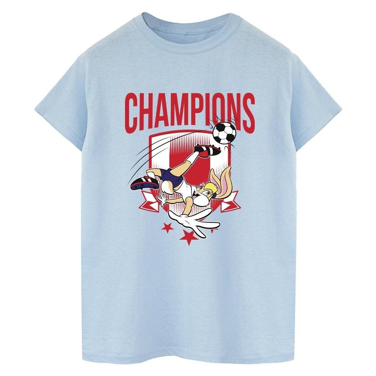 Vêtements Femme T-shirts manches longues Dessins Animés Lola Football Champions Bleu