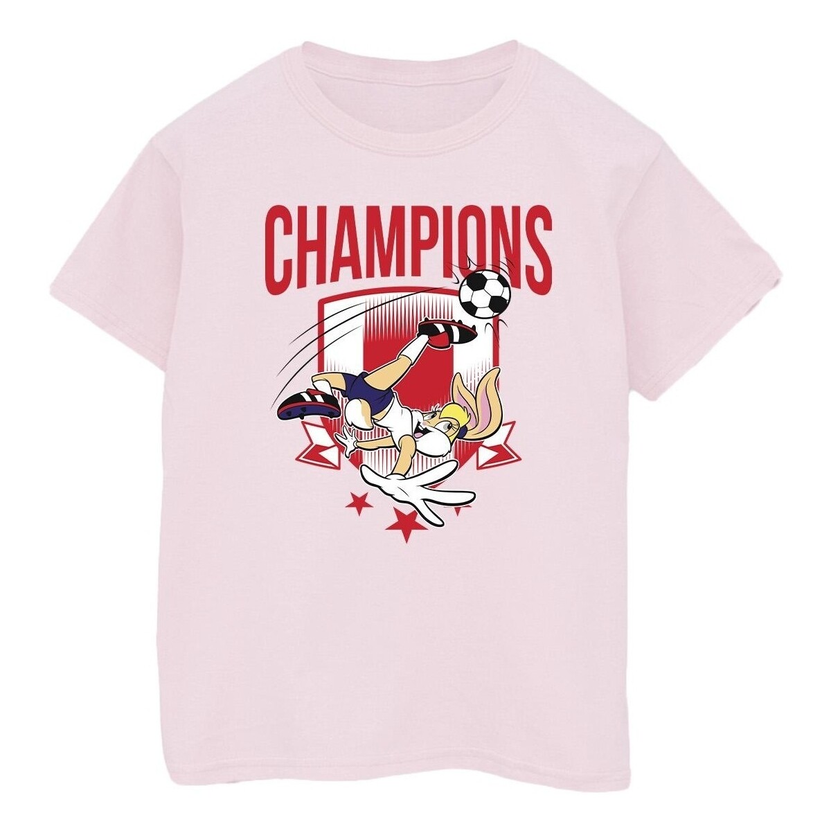 Vêtements Femme T-shirts manches longues Dessins Animés Lola Football Champions Rouge