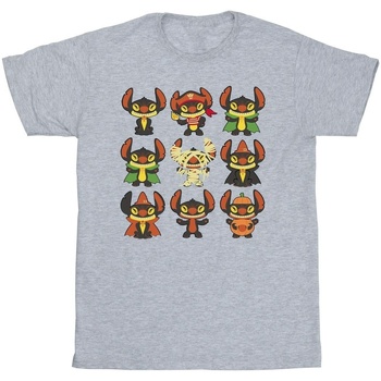 Vêtements Homme T-shirts manches longues Disney Lilo & Stitch Halloween Costumes Gris