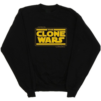 Vêtements Fille Sweats Disney Clone Wars Logo Noir