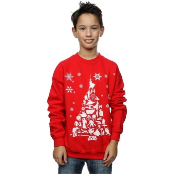 Vêtements Garçon Sweats Disney Christmas Tree Rouge