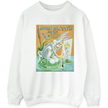 Vêtements Homme Sweats Dessins Animés Bugs Bunny Colouring Book Blanc