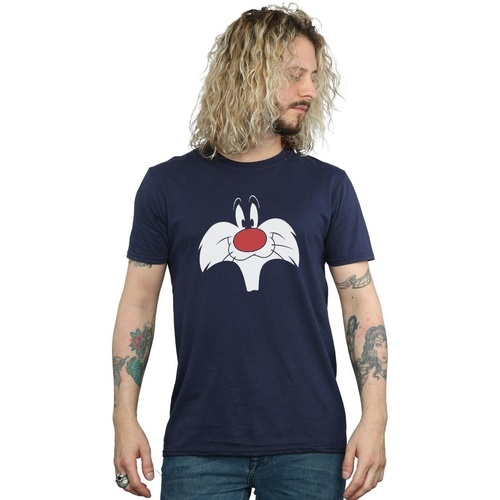 Vêtements Homme T-shirts manches longues Dessins Animés Cat & Mouse Chase Bleu
