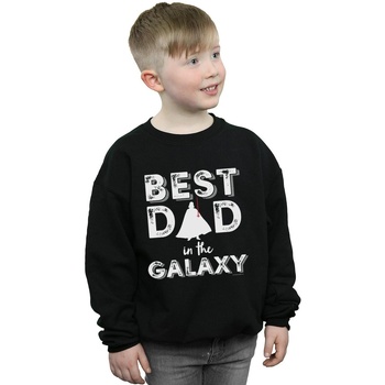 Vêtements Garçon Sweats Disney Best Dad In The Galaxy Noir