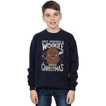 Vêtements Garçon Sweats Disney Wookiee Little Christmas Bleu