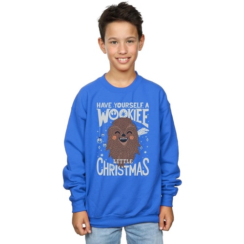 Vêtements Garçon Sweats Disney Wookiee Little Christmas Bleu