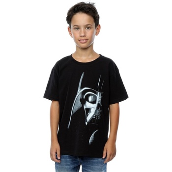 Vêtements Garçon T-shirts manches courtes Disney Darth Vader Face Noir