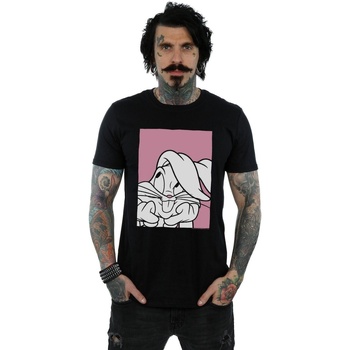 Vêtements Homme T-shirts manches longues Dessins Animés Bugs Bunny Adore Noir