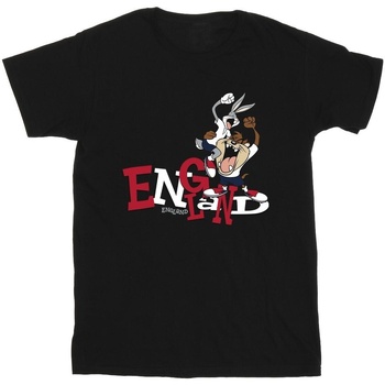 Vêtements Homme T-shirts manches longues Dessins Animés Bugs & Taz England Noir