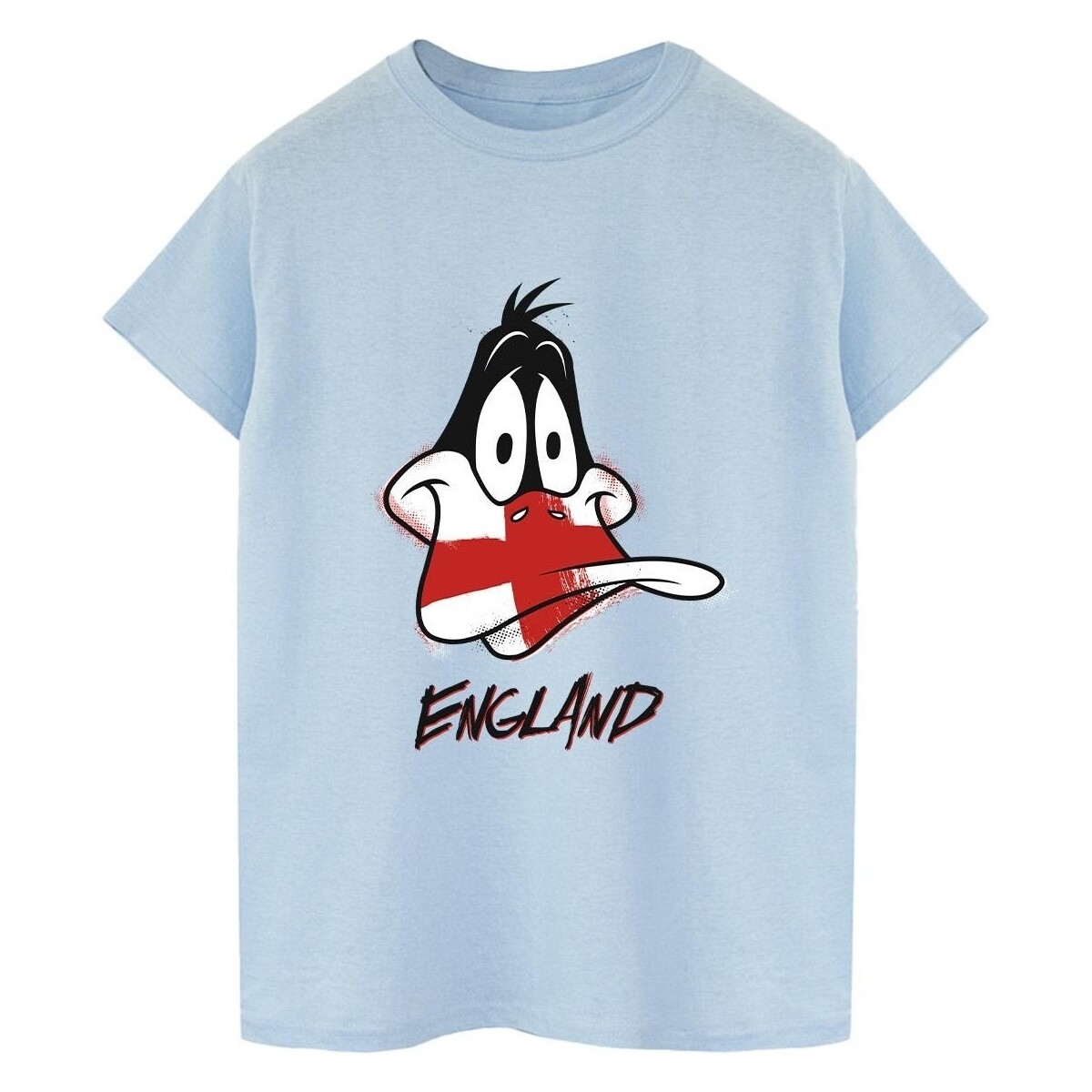 Vêtements Homme T-shirts manches longues Dessins Animés Daffy England Face Bleu
