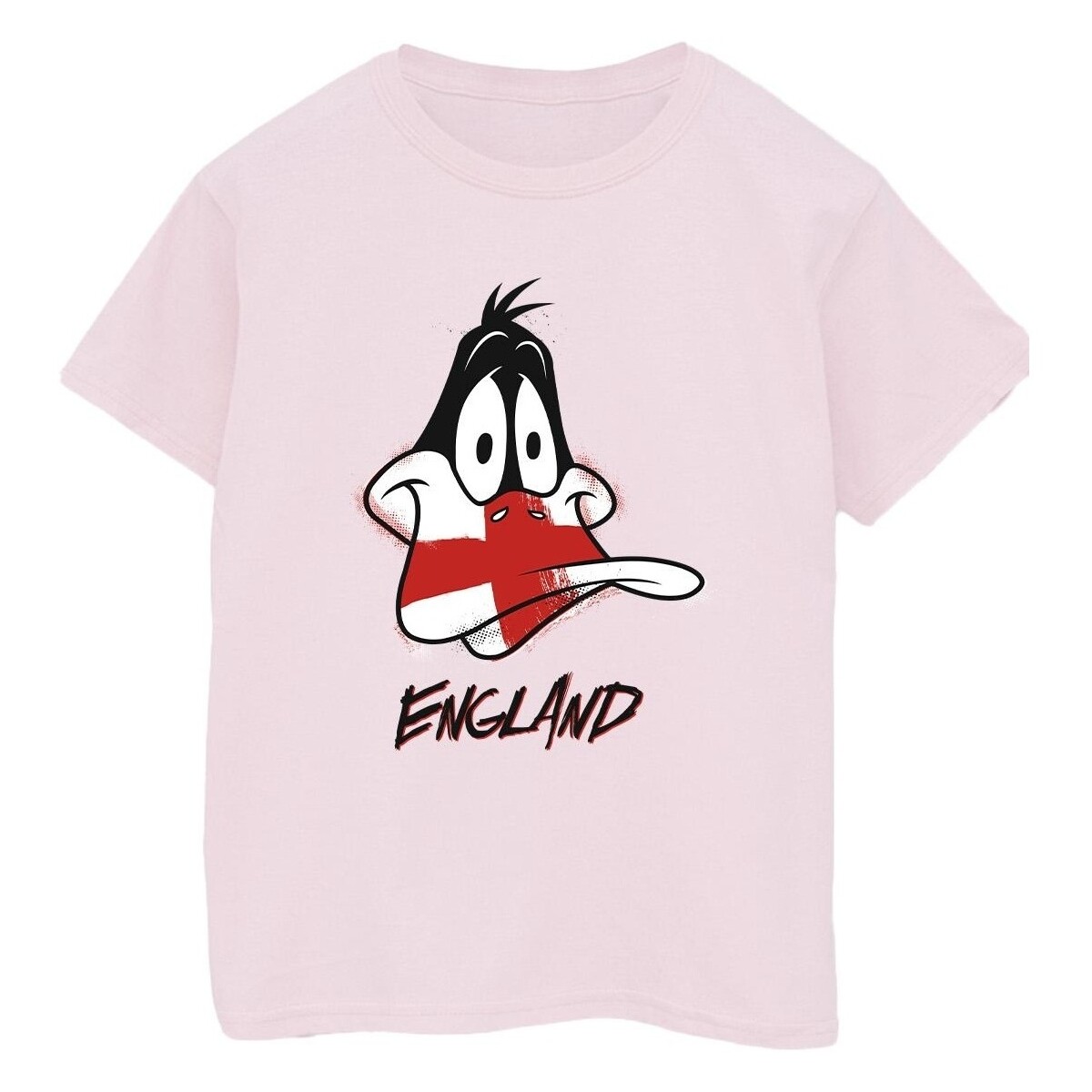 Vêtements Homme T-shirts manches longues Dessins Animés Daffy England Face Rouge