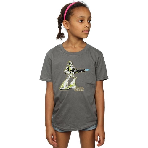 Vêtements Fille T-shirts manches longues Disney Stormtrooper Character Multicolore