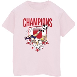 Vêtements Homme T-shirts manches longues Dessins Animés Lola Football Champions Rouge