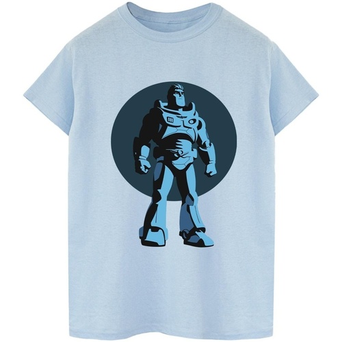 Vêtements Homme T-shirts manches longues Disney Lightyear Buzz Standing Circle Bleu