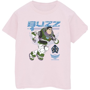 Vêtements Homme T-shirts manches longues Disney Lightyear Buzz Run To Action Rouge