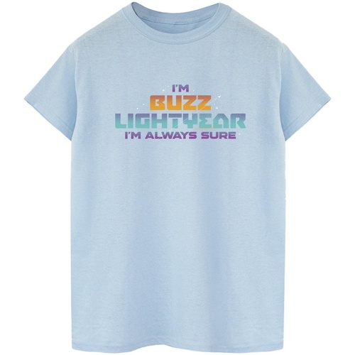 Vêtements Homme T-shirts manches longues Disney Lightyear Always Sure Text Bleu