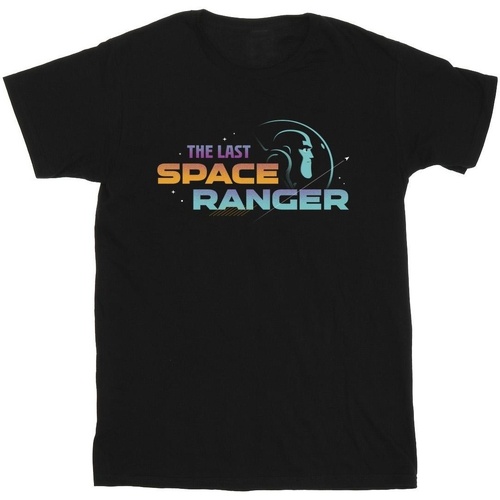 Vêtements Homme T-shirts manches longues Disney Lightyear Last Space Ranger Text Noir