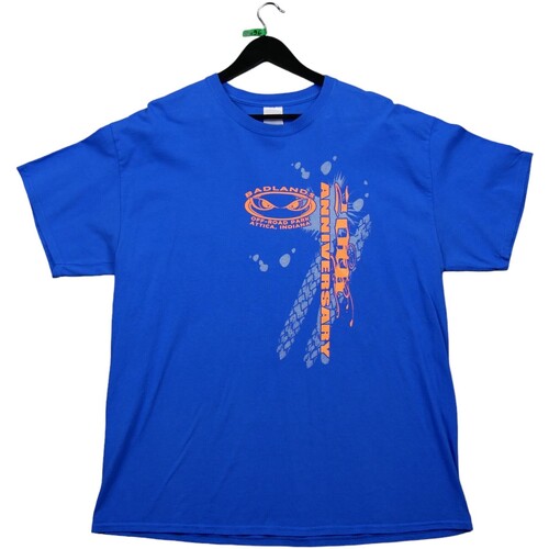 Vêtements Homme Walk & Fly Gildan T-shirt  Badlands Bleu